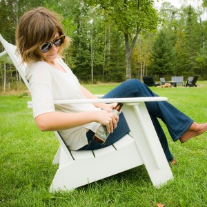 Butaca Adirondack Flat de Loll Designs. Productos hechos con material reciclado.