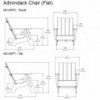 Butaca Adirondack Flat de Loll Designs. Productos hechos con material reciclado.