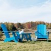 Butaca Adirondack Curved de Loll Designs. Productos hechos con material reciclado.