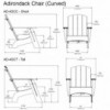 Butaca Adirondack Curved de Loll Designs. Productos hechos con material reciclado.