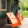 Columpio Adirondack de Loll Designs. Productos hechos con material reciclado.