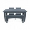 Banco Alfresco de Loll Designs. Productos hechos con material reciclado.