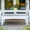 Banco Alfresco de Loll Designs. Productos hechos con material reciclado.