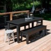 Banco Alfresco de Loll Designs. Productos hechos con material reciclado.