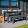 Banco Alfresco de Loll Designs. Productos hechos con material reciclado.