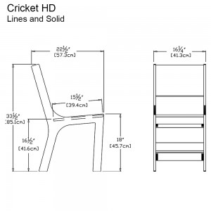 Silla Cricket HD de Loll Designs. Productos hechos con material reciclado.