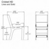 Silla Cricket HD de Loll Designs. Productos hechos con material reciclado.