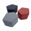Pouf Lake de diseño nórdico Softline. Poufs modulares para hogar y contract.