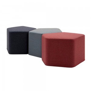 Pouf Lake de diseño nórdico Softline. Poufs modulares para hogar y contract.