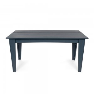 Mesa de comedor Alfresco de Loll Designs. Productos hechos con material reciclado.
