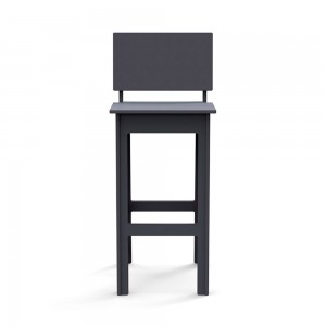 Taburete Fresh Air con respaldo de Loll Designs. Productos hechos con material reciclado.