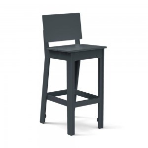 Taburete Fresh Air con respaldo de Loll Designs. Productos hechos con material reciclado.