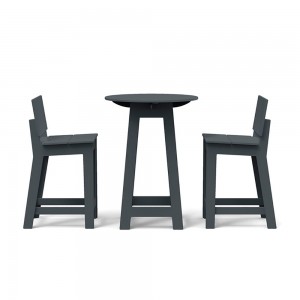 Taburete Fresh Air con respaldo de Loll Designs. Productos hechos con material reciclado.