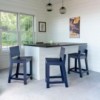 Taburete Fresh Air con respaldo de Loll Designs. Productos hechos con material reciclado.