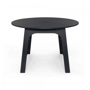 Mesa Alfresco redonda de Loll Designs. Productos hechos con material reciclado.