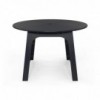 Mesa Alfresco redonda de Loll Designs. Productos hechos con material reciclado.
