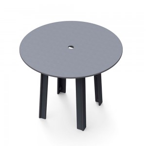 Mesa Fresh Air redonda de Loll Designs. Productos hechos con material reciclado.
