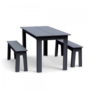 Mesa Fresh Air rectangular de Loll Designs. Productos hechos con material reciclado.