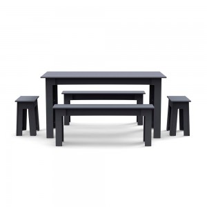 Mesa Fresh Air rectangular de Loll Designs. Productos hechos con material reciclado.