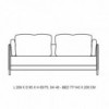 Sofá Cama Madison Softline. Sillones y sofacamas de diseño nórdico. Muebles modernos.