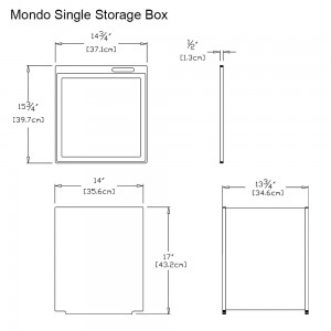 Caja Mondo de Loll Designs. Productos hechos con material reciclado.