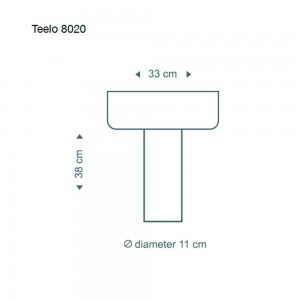 Lampara de mesa moderna Secto Teelo 8020