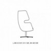 Butaca Moai de Softline. Butacas y sillones contemporáneos de diseño nórdico.