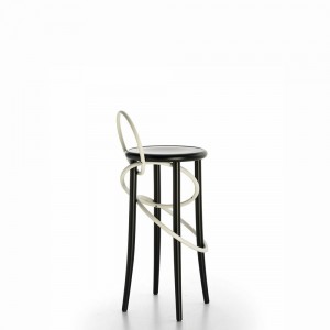 Taburete alto Cirque Two Tone de GTV Thonet Vienna. Taburetes de diseño.