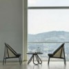 Mesa Auxiliar Arch Madera de GTV Thonet Vienna. Mesitas para salón de diseño.