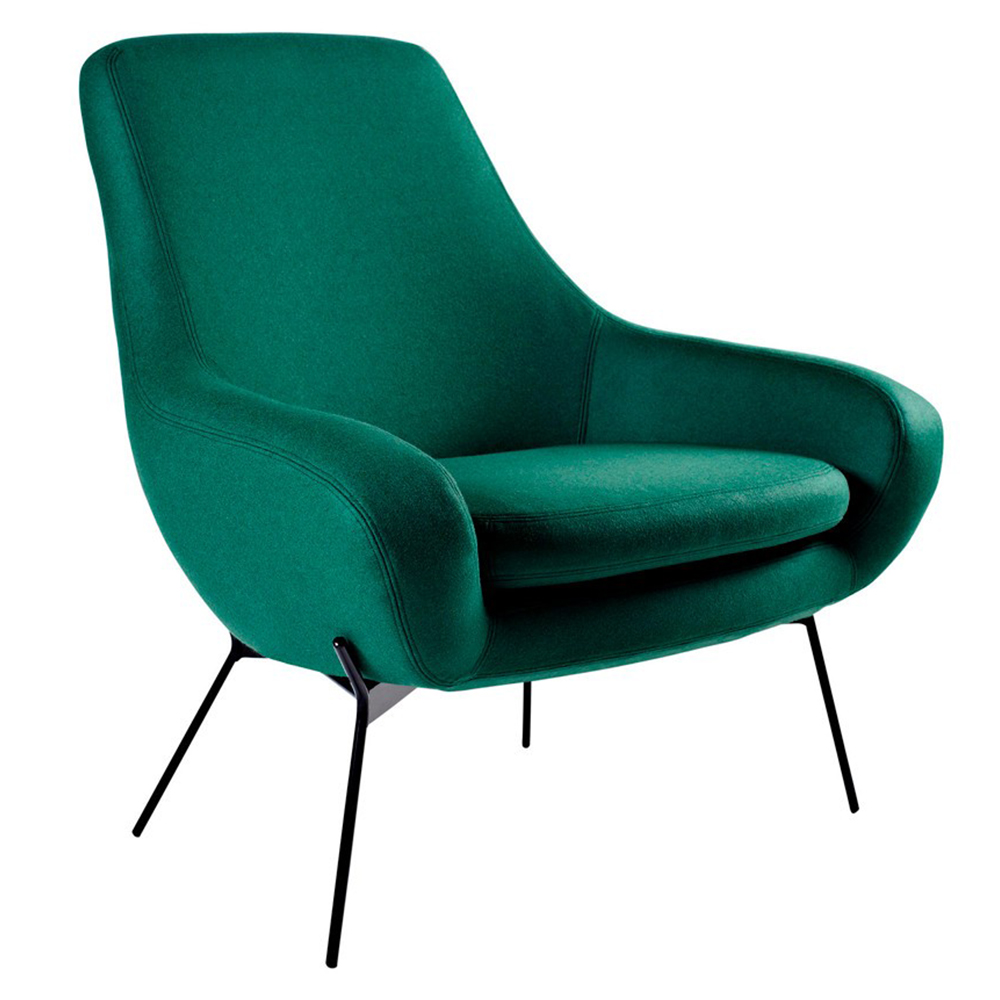Sillón de estilo escandinavo Noomi para salón de Softline. Sillones y butacas.