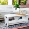 Mesa de centro Go de Loll Designs. Productos hechos con material reciclado.