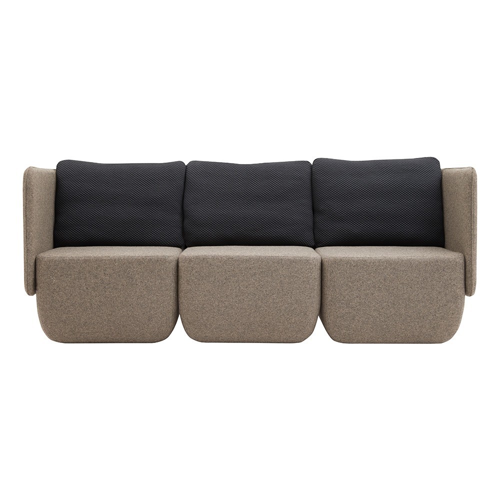 Sofá modular de diseño Opera para salón de Softline. Sofás y sillones de diseño nórdico.
