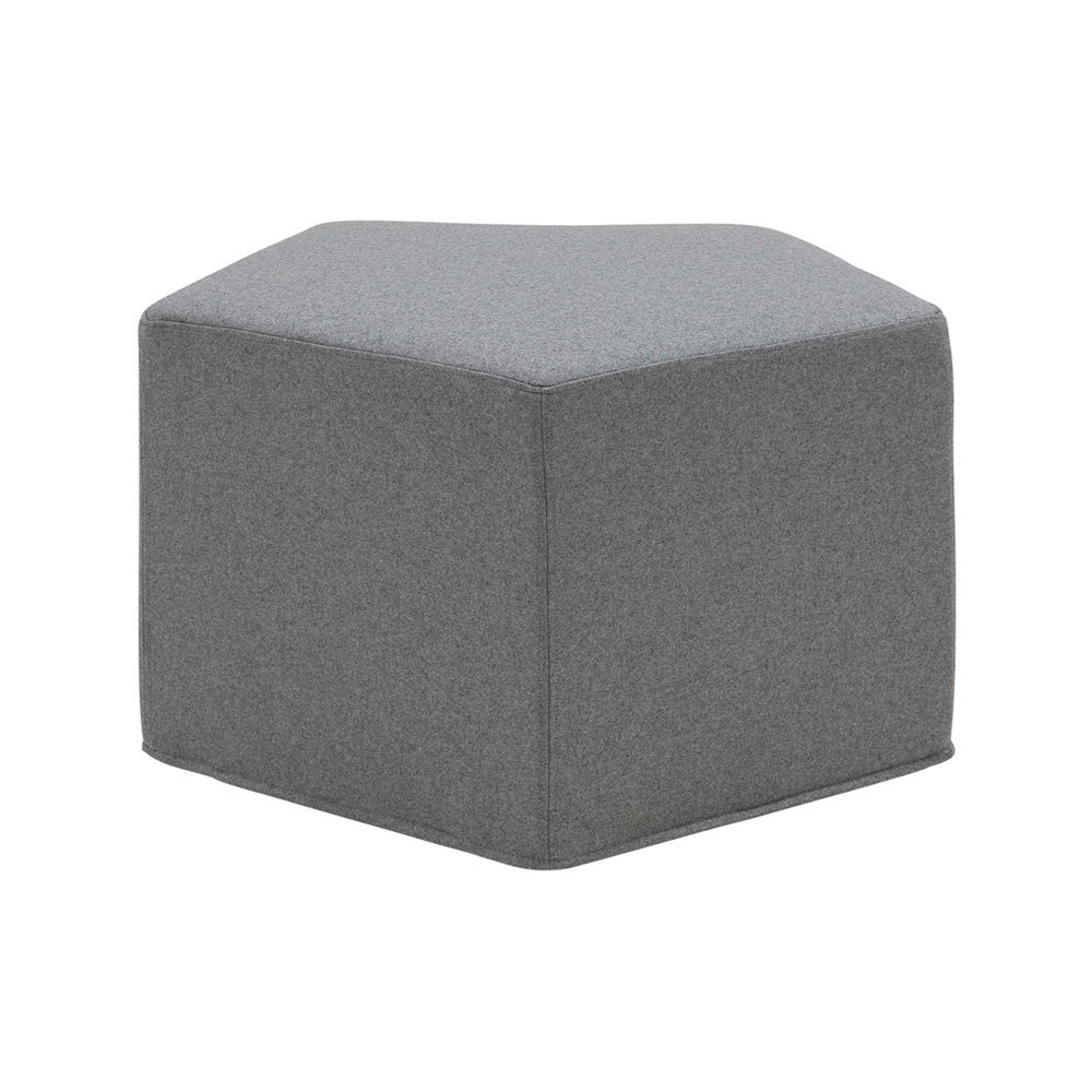 Pouf divertido Pause en diferentes acabados para dormitorio infantil de Softline.