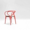 Butaca Brezel de GTV Thonet Vienna. Sillas de madera con asiento tapizado.