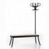 Perchero Coat Rack de GTV Thonet Vienna. Perchero con banco de diseño.