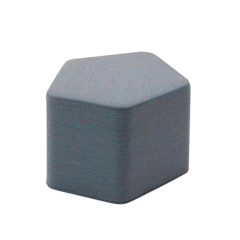 Pouf Lake de diseño nórdico Softline. Poufs modulares para hogar y contract.