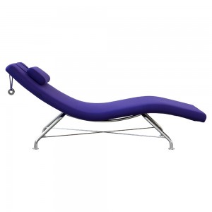 Silla relax lounge escultural de lineas elegantes Sense del fabricante Softline.