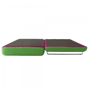 Sofá cama elegante Shine para dormitorio de Softline. Sofacamas de una y dos plazas.
