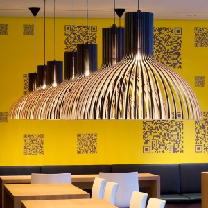 Lampara suspensión moderna Secto Small Victo 4250