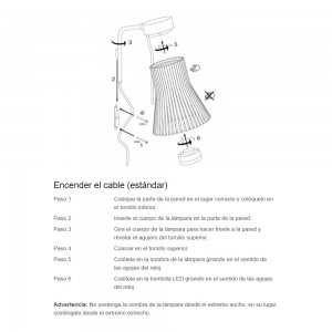 Lampara de pared moderna Secto Petite 4630