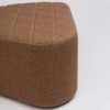 Pouf Aia de Ondarreta. Poufs de diseño. Pouf geométrico para salón.
