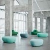 Pouf Sisters para salón de Softline. Sillones y poufs de diseño nórdico.