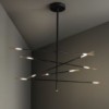 Lámpara suspendida Crossroad de Bonaldo. Diseño italiano de iluminación.