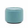 Set de mesa auxiliar y pouf Tom de Softline. Mesas auxiliares de diseño nórdico para salón.