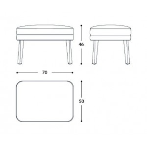 Pouf Emma Varaschin. Excelente diseño para espacios exteriores.