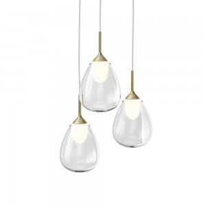 Lámpara suspendida Gocce de Bonaldo. Diseño de iluminación interior.