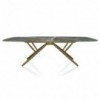 Mesa Bridge de Bontempi.  Mesas fijas o extensibles modernas de diseño italiano.