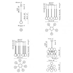Lámpara Sofì de Bonaldo. Diseños italianos de iluminación interior.