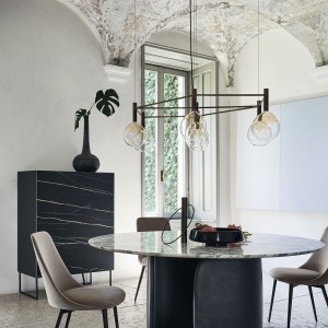 Lámpara techo Sofì de Bonaldo. Diseños italianos de iluminación interior.