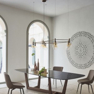 Lámpara techo Sofì de Bonaldo. Diseños italianos de iluminación interior.